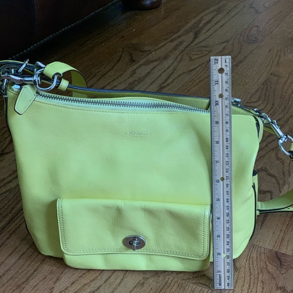 Coach Bags Coach Cross Body Bag In Yellow Leather Poshmark